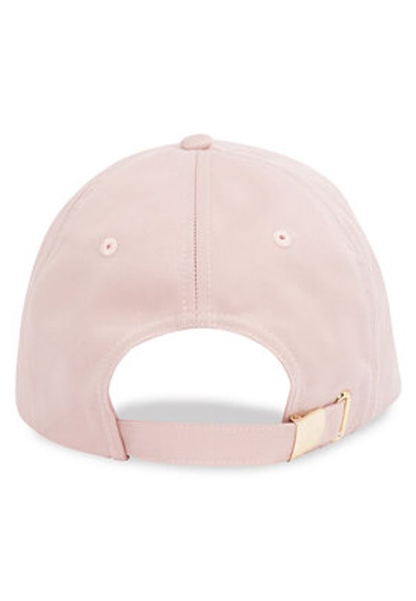 TOMMY HILFIGER - Tommy Hilfiger Czapka z daszkiem Elevated Chic Cap AW0AW17128 Różowy. Kolor: różowy. Materiał: bawełna, materiał