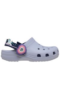 Klapki dziecięce Crocs Imagination Lights Backstrap Clog 211892-5BO - niebieskie. Kolor: niebieski. Sezon: lato #1
