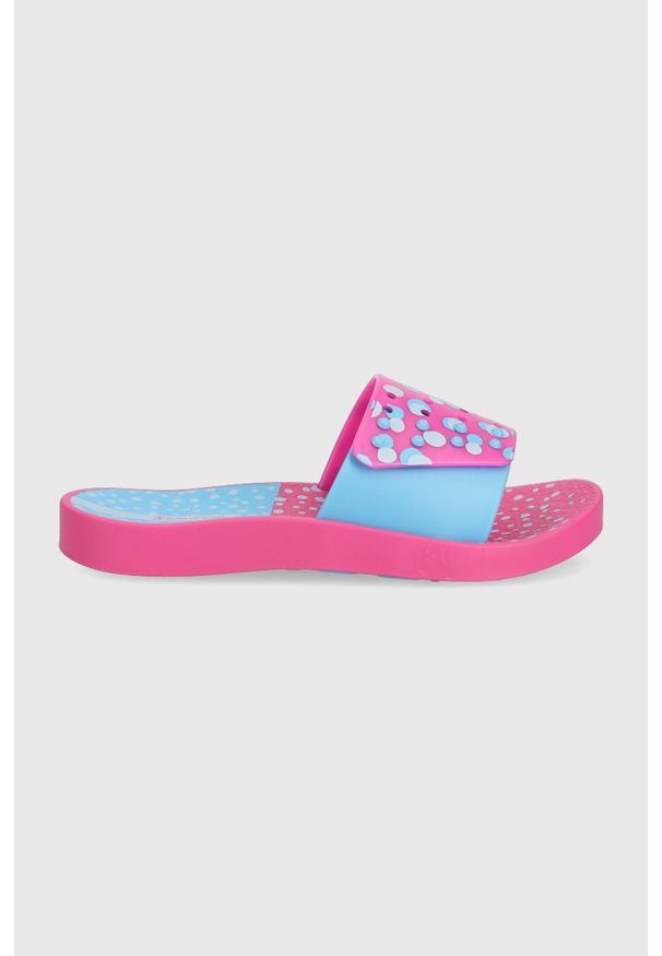 Ipanema klapki dziecięce UNISEX SLIDE kolor różowy. Kolor: różowy. Materiał: guma. Obcas: na obcasie. Wysokość obcasa: niski