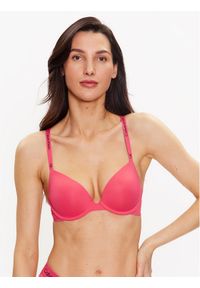 Calvin Klein Underwear Biustonosz push-up 000QF7252E Różowy. Kolor: różowy. Materiał: syntetyk. Rodzaj stanika: push-up #1