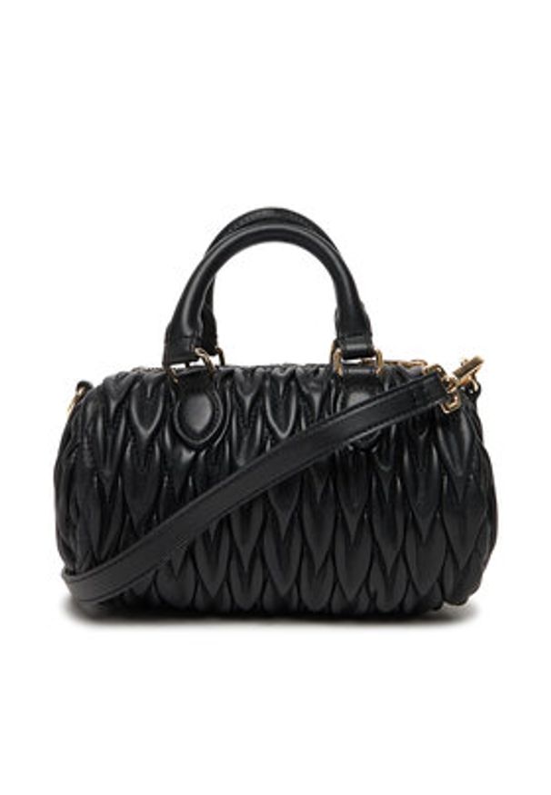 Love Moschino - LOVE MOSCHINO Torebka JC4012PP1NLH0000 Czarny. Kolor: czarny. Materiał: skórzane