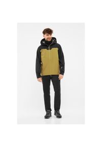 Viking - Kurtka męska hardshell z bluzą Primaloft VIKING Ravelo 3 in 1 Man. Kolor: żółty. Materiał: hardshell. Technologia: Primaloft. Sport: turystyka piesza #1