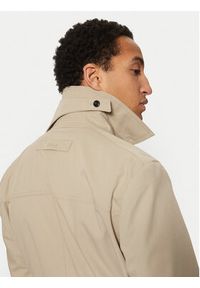 Hugo - HUGO Trencz Maluks 50535072 Beżowy Regular Fit. Kolor: beżowy. Materiał: syntetyk