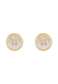 MARC JACOBS - Kolczyki Marc Jacobs. Materiał: złote. Kolor: złoty #1