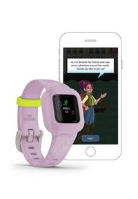 GARMIN - Garmin Vivofit Junior 3 Różowe kwiaty. Kolor: różowy. Styl: casual #3