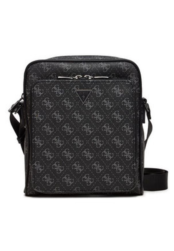 Guess Saszetka HMMILO P4260 Czarny. Kolor: czarny. Materiał: skóra