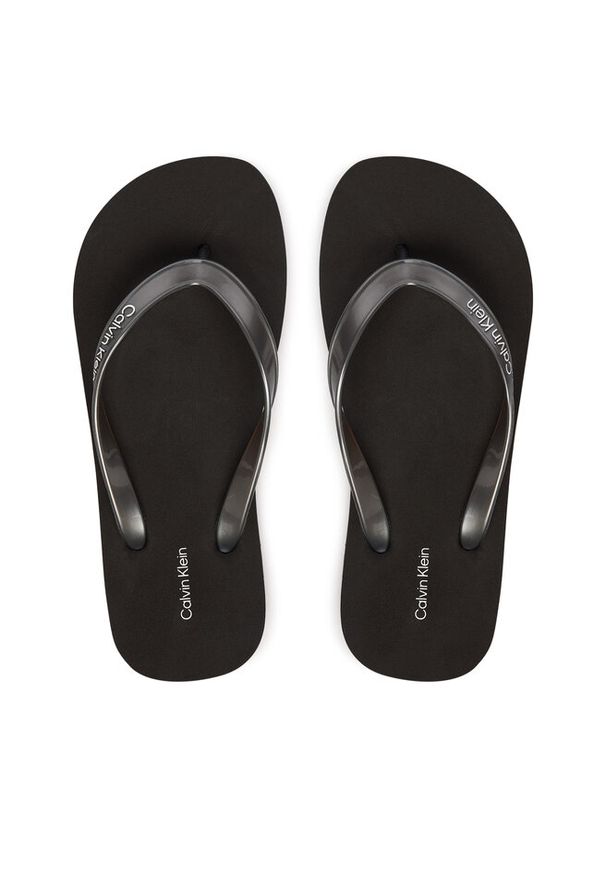 Japonki Calvin Klein. Kolor: czarny