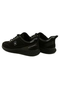 NEWS buty sportowe męskie 22MN37-4920 Black czarne. Okazja: na co dzień, do pracy. Kolor: czarny. Materiał: guma, syntetyk, materiał