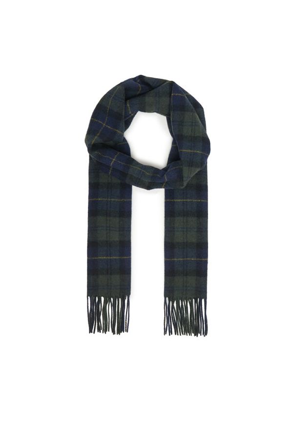 Barbour Szalik Tartan USC0001TN28 Granatowy. Kolor: niebieski. Materiał: wełna, materiał