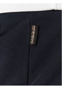 Napapijri Spodnie dresowe Malis Sum NP0A4H8C Granatowy Regular Fit. Kolor: niebieski. Materiał: dresówka, bawełna