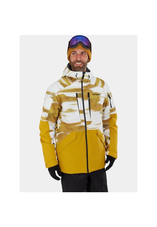 FUNDANGO - Kurtka Narciarska Męska Fundango Baily ECO Allmtn. Kolor: wielokolorowy, żółty. Sezon: zima. Sport: narciarstwo