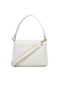 TOMMY HILFIGER - Tommy Hilfiger Torebka Th Joy Shoulder Bag AW0AW16815 Biały. Kolor: biały. Materiał: skórzane #4