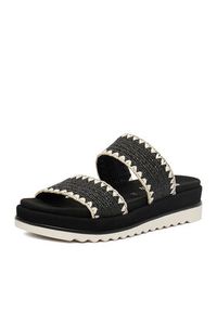 Remonte Klapki CEO-D3P52-03 Czarny. Kolor: czarny. Materiał: materiał #7