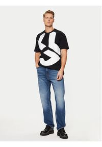 Karl Lagerfeld Jeans T-Shirt A1M17045 Czarny Regular Fit. Kolor: czarny. Materiał: bawełna #5