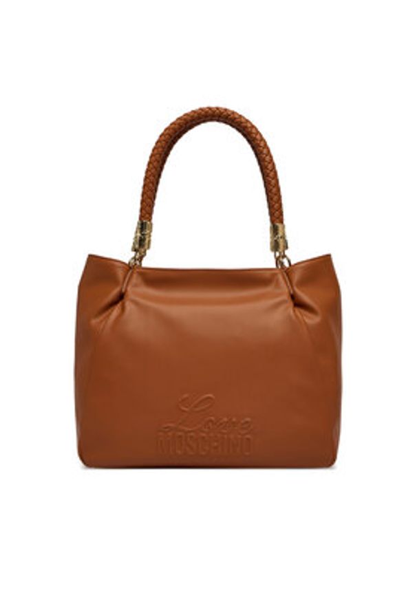 Love Moschino - LOVE MOSCHINO Torebka JC4225PP0OKA0300 Bordowy. Kolor: czerwony. Materiał: skórzane