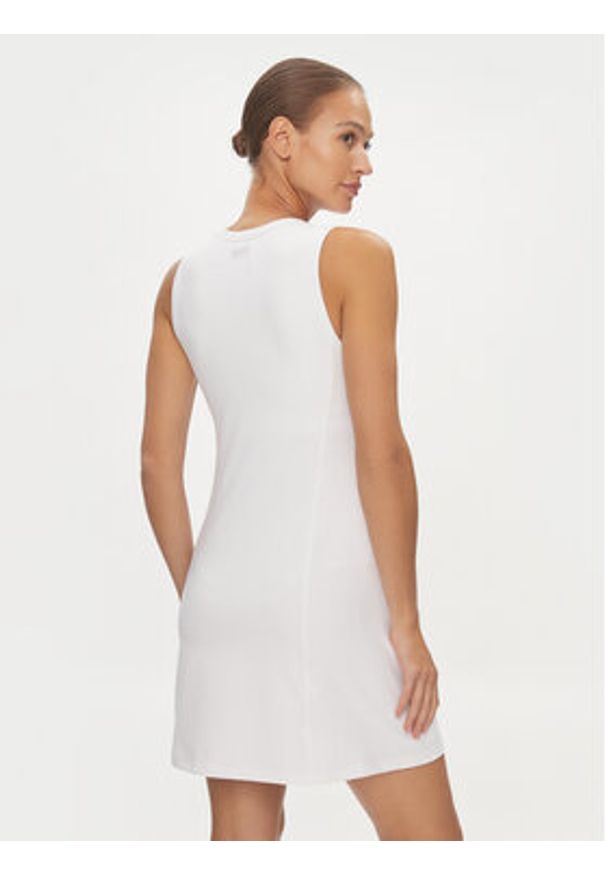 DKNY Sport Sukienka letnia DP2D4754 Biały Slim Fit. Kolor: biały. Materiał: syntetyk. Sezon: lato. Typ sukienki: sportowe. Styl: sportowy