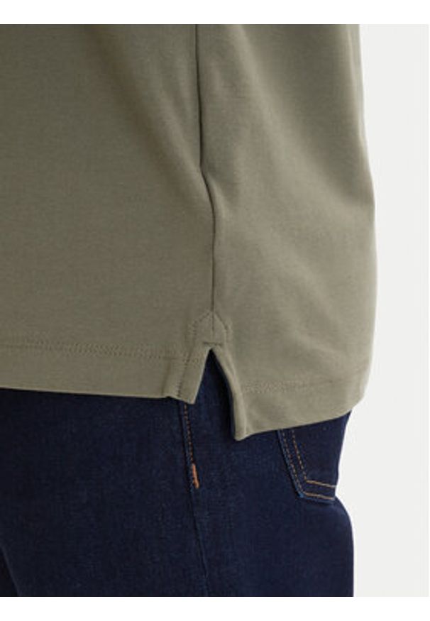 Aeronautica Militare Polo 261PO1908UP00191 Zielony Slim Fit. Typ kołnierza: polo. Kolor: zielony. Materiał: bawełna