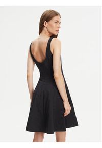 STAUD Sukienka codzienna Mini Wells 90-7502 Czarny Slim Fit. Okazja: na co dzień. Kolor: czarny. Materiał: bawełna. Typ sukienki: proste. Styl: casual. Długość: mini #5
