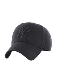 47 Brand - Czapka z daszkiem MVP Lifestyle New York Yankees Snapback. Kolor: czarny. Wzór: haft