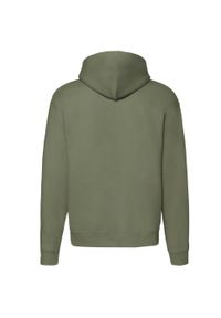 FRUIT OF THE LOOM - Kurtka Z Kapturem Premium Dla Dorosłych Unisex. Typ kołnierza: kaptur. Kolor: zielony