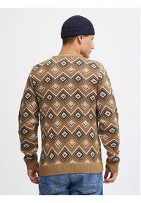 Blend Sweter 20715873 Brązowy Regular Fit. Kolor: brązowy. Materiał: syntetyk #6