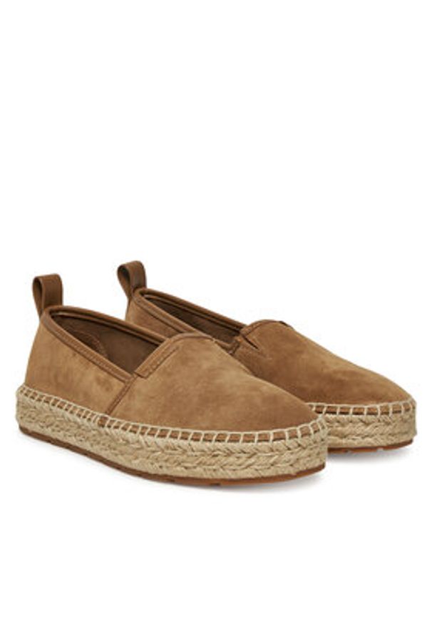 MICHAEL Michael Kors Espadryle Elias 42S5ELFP1S Brązowy. Kolor: brązowy. Materiał: zamsz, skóra