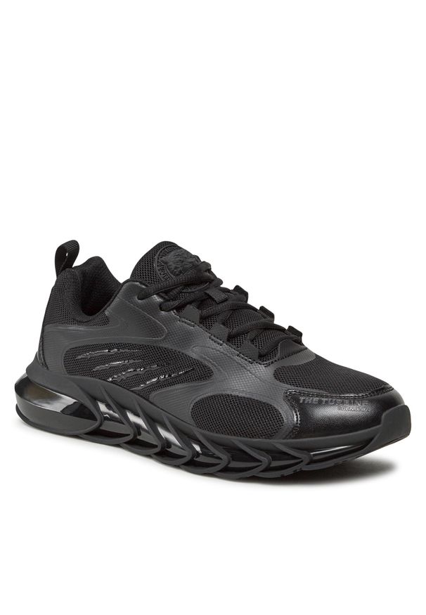 Sneakersy Plein Sport Runner FACS USC0438 Black/Black 0202. Kolor: czarny. Materiał: materiał. Styl: sportowy