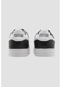 Versace Jeans Couture - VERSACE JEANS COUTURE Czarne sneakersy męskie Fondo Court 88 DIS. SK1, Rozmiar 43. Kolor: czarny