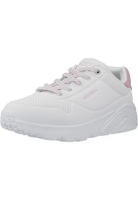 skechers - Tenisówki Skechers Model Uno Lite Kolor Biały. Kolor: biały. Materiał: syntetyk, tkanina. Model: Skechers Sport. Sport: turystyka piesza