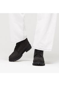 Timberland - TIMBERLAND Premium 6 Inch Boot W Trapery damskie. Okazja: na co dzień. Kolor: czarny. Materiał: materiał, guma, skóra. Szerokość cholewki: normalna. Sezon: zima. Styl: casual #5