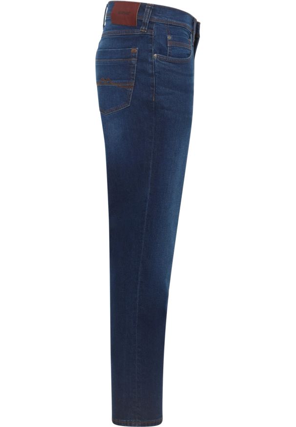 Męskie Spodnie Jeansowe Mustang Style Washington Straight Denim Blue 1015885 5000 802