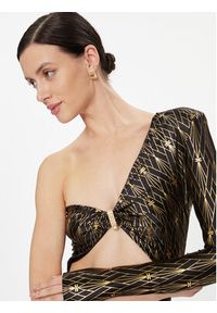 Elisabetta Franchi Kombinezon TU-022-37E2-V545 Czarny Slim Fit. Kolor: czarny. Materiał: syntetyk