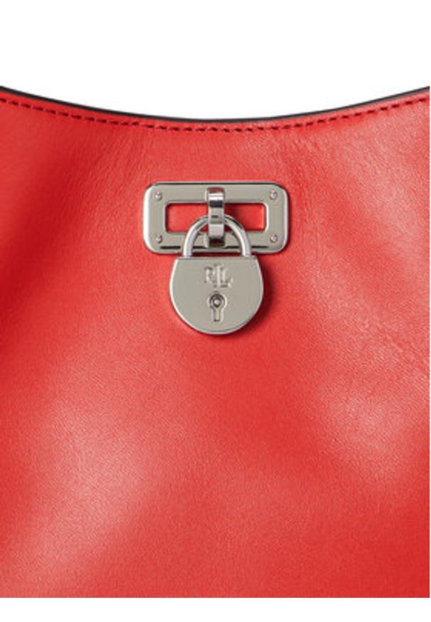 Lauren Ralph Lauren - LAUREN RALPH LAUREN Torebka 431966750007 Czerwony. Kolor: czerwony. Materiał: skórzane