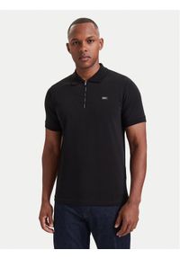 Karl Lagerfeld - KARL LAGERFELD Polo 745015 564235 Czarny Regular Fit. Typ kołnierza: polo. Kolor: czarny. Materiał: bawełna #1
