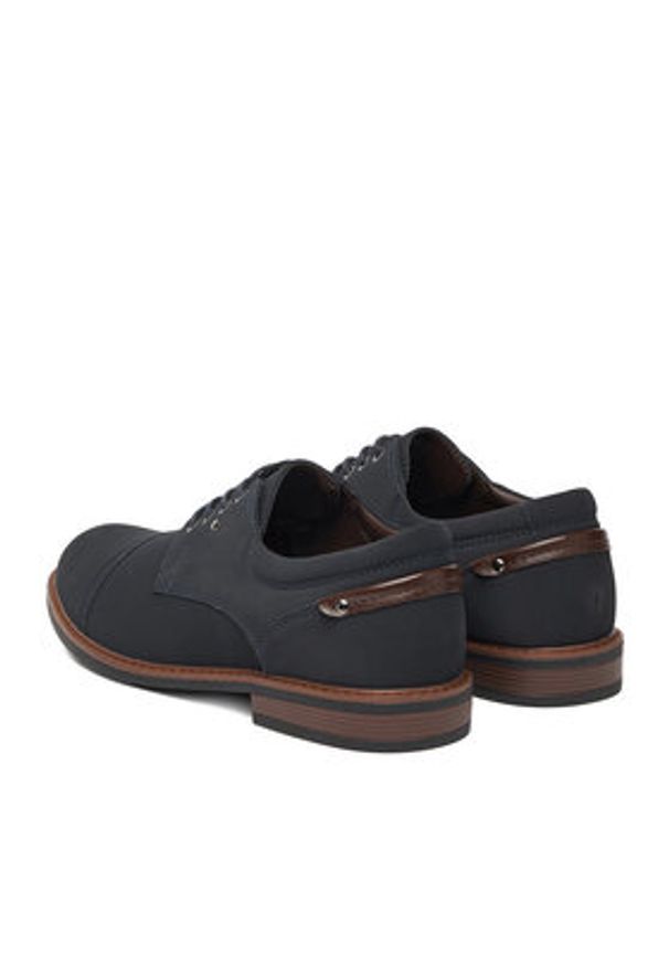 Lanetti Półbuty CEO-LOBO-01 MBS Granatowy. Kolor: niebieski. Materiał: syntetyk, materiał