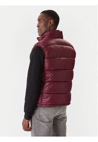 Karl Lagerfeld - KARL LAGERFELD Kamizelka 505023 554590 Bordowy Regular Fit. Typ kołnierza: dekolt w karo. Kolor: czerwony. Materiał: syntetyk #6