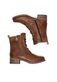Mustang Trzewiki 1229-522 Brązowy. Kolor: brązowy. Materiał: materiał #5