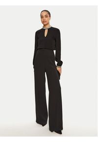 TwinSet - TWINSET Bluzka 242TT2262 Czarny Regular Fit. Kolor: czarny. Materiał: wiskoza #3