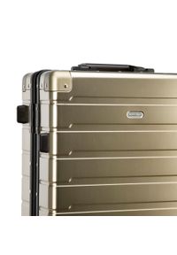 Wittchen - Zestaw walizek z aluminium złoty. Kolor: złoty. Materiał: guma #8