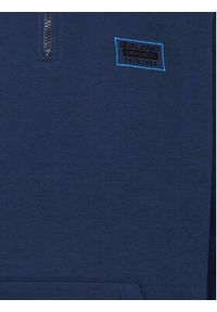Blend Bluza 20716165 Granatowy Regular Fit. Kolor: niebieski. Materiał: bawełna, syntetyk