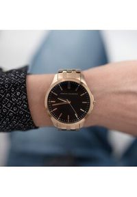 Armani Exchange Zegarek Hampton AX2145 Złoty. Kolor: złoty #4