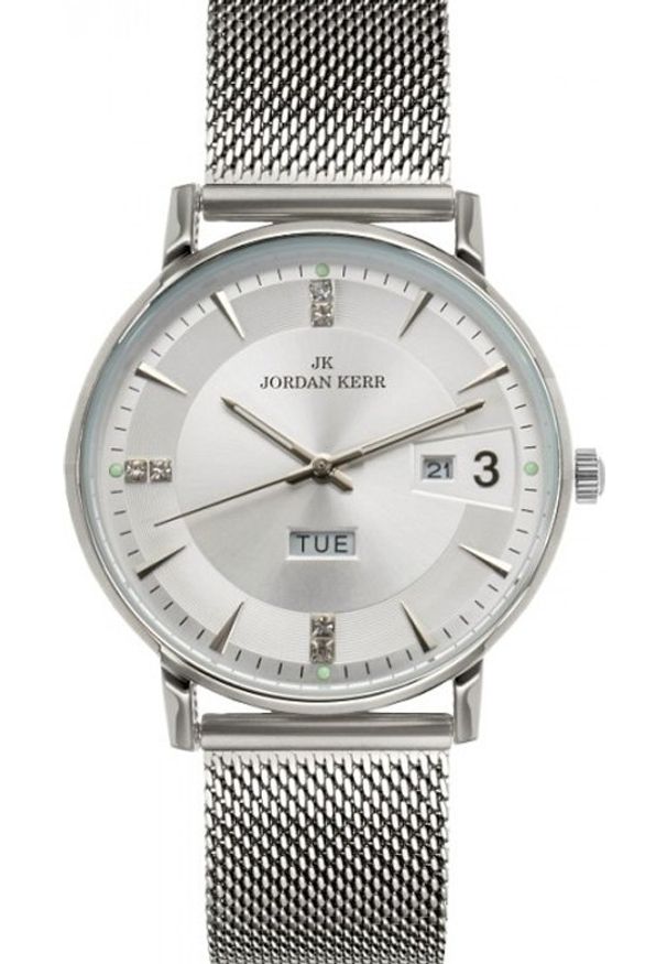 Zegarek Jordan Kerr Zegarek damski Jordan Kerr L1059 srebrny. Kolor: srebrny