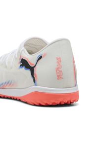 Puma - Buty piłkarskie unisex FUTURE 8 MATCH TT niskie PUMA White Black Glowing Red. Kolor: czerwony, biały, wielokolorowy, czarny. Sport: piłka nożna