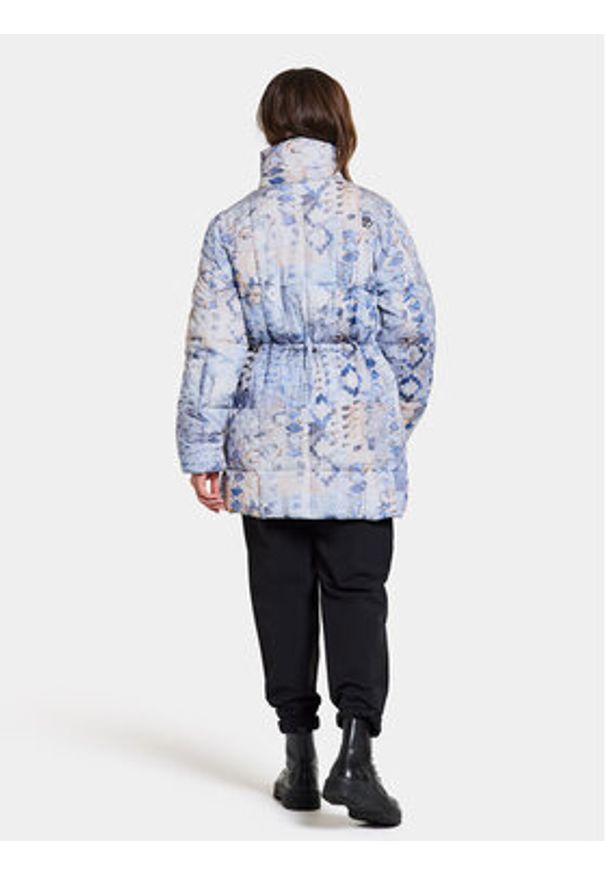 Didriksons Parka Sia Aop Wns Parka 504810 Niebieski Standard Fit. Kolor: niebieski. Materiał: syntetyk