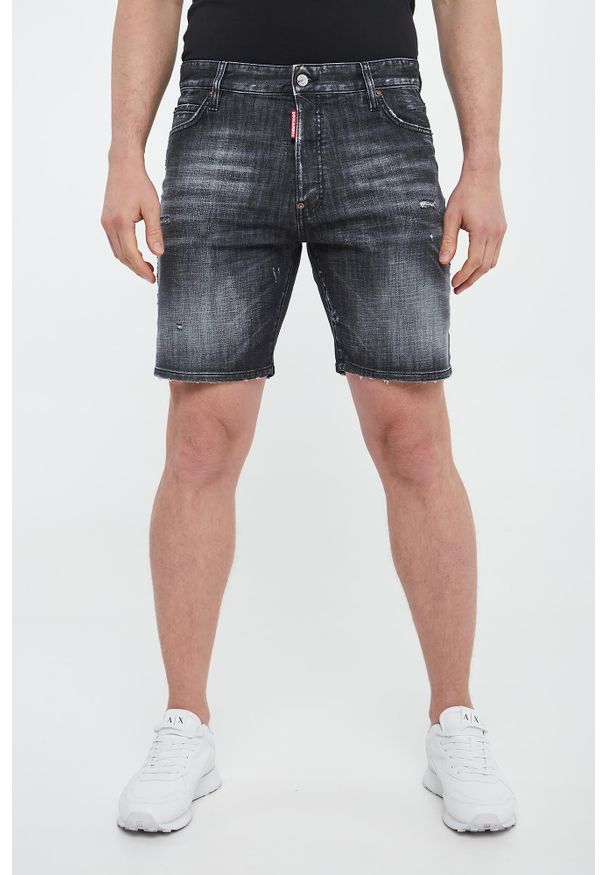 Szorty jeansowe Marine DSQUARED2. Materiał: jeans. Styl: marine