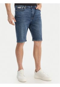 Calvin Klein Jeans Szorty jeansowe LV04RF922G Niebieski Regular Fit. Kolor: niebieski. Materiał: bawełna #1