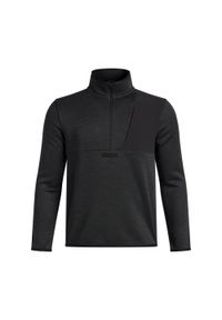 Bluza dziecięca z zamkiem błyskawicznym 1/4 Under Armour Drive Hybrid Storm. Typ kołnierza: golf. Kolor: czarny. Sport: golf #1