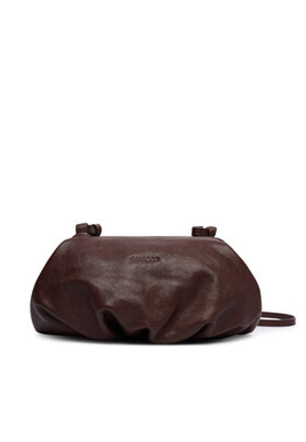 BALAGAN - Balagan Torebka Plis M Brązowy ciemny. Kolor: brązowy. Materiał: skórzane