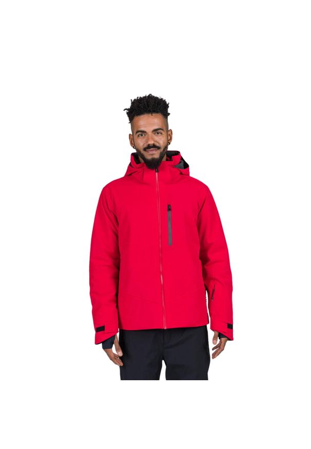 Kurtka Narciarska Rossignol męska Blackside JKT czerwona. Kolor: czerwony. Sezon: zima. Styl: wakacyjny