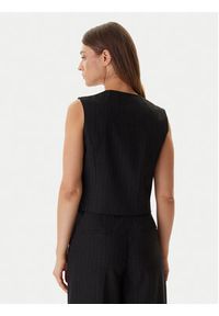 Guess Kamizelka garniturowa W5BH52 W2422 Czarny Regular Fit. Kolor: czarny. Materiał: syntetyk